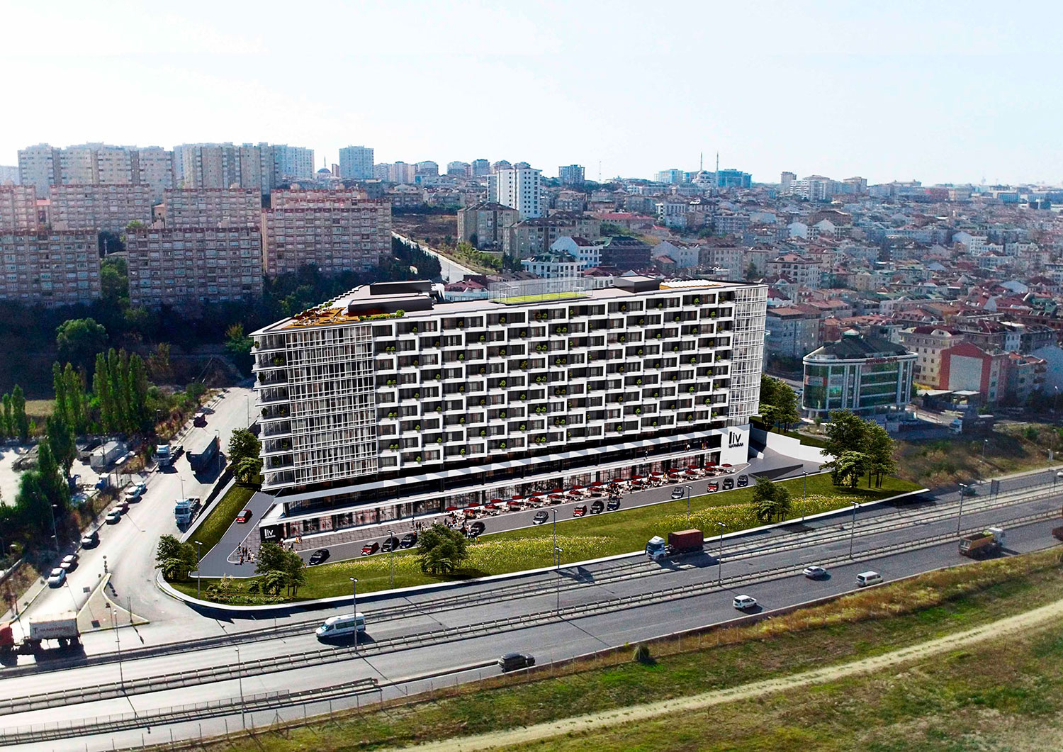 Liv Marmara istanbul Beylikduzu sea vıew 2+1 apartment near the marina 